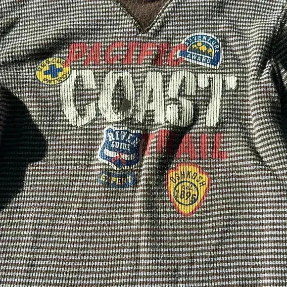 OshKosh B'gosh -  long sleeve ribbed knit cotton shirt. Size 3T - Picture 2 of 4